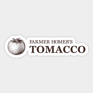 Farmer Homer's Tomacco Sticker